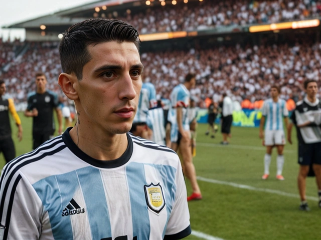 Ángel Di María titular na última partida pela Argentina na Copa América contra Colômbia